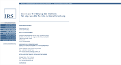 Desktop Screenshot of irs-bs.de