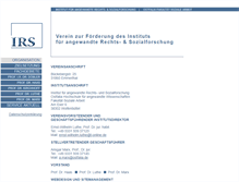 Tablet Screenshot of irs-bs.de